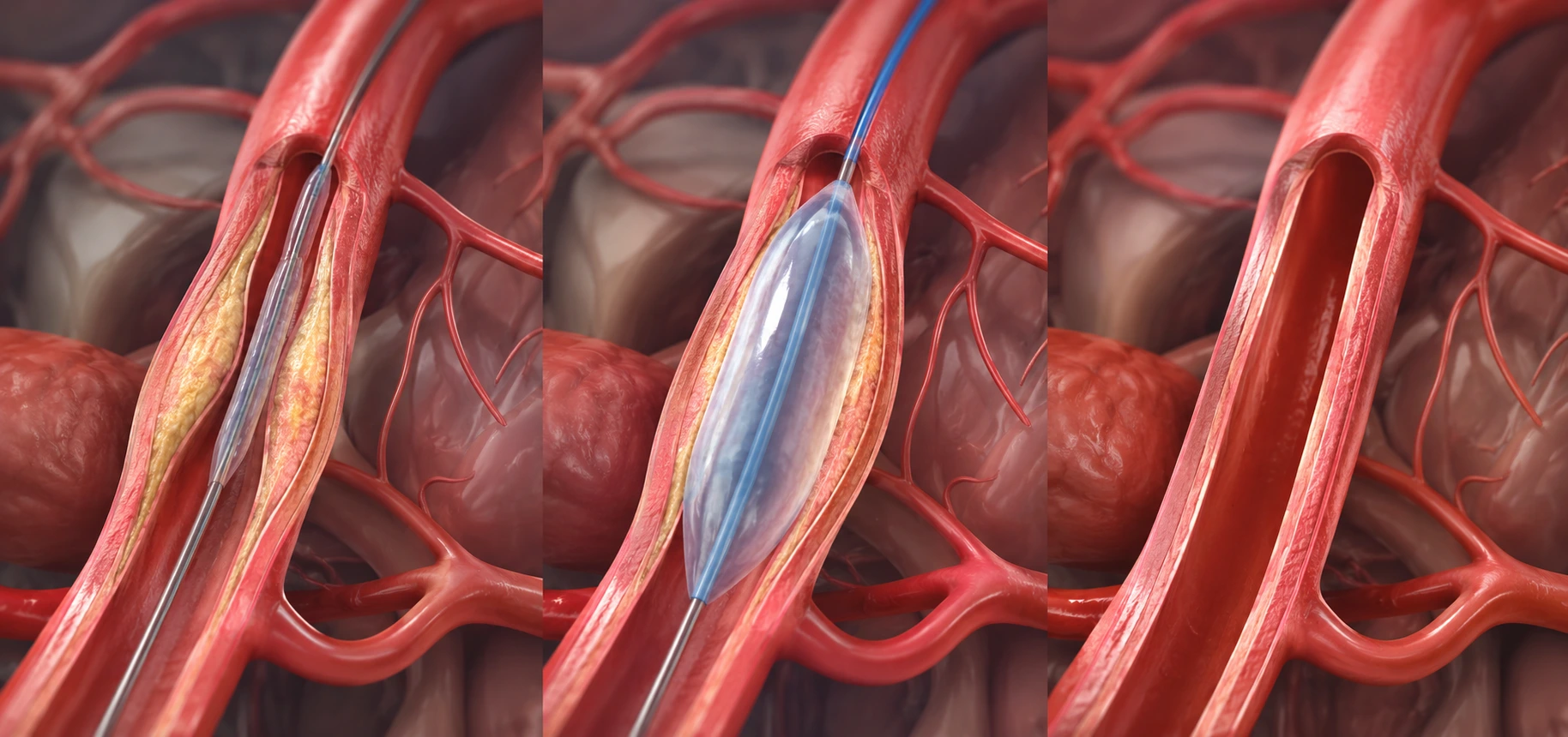 Abdominal Vessels Angioplasty for improved blood flow