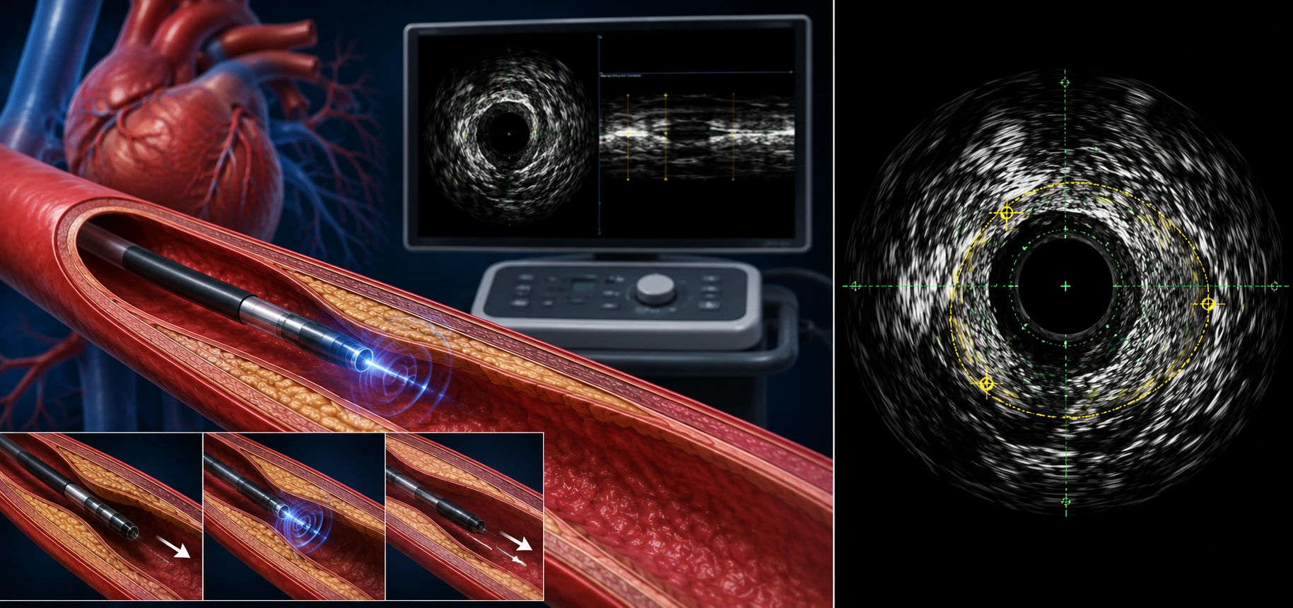IVUS / OCT for cardiac evaluation