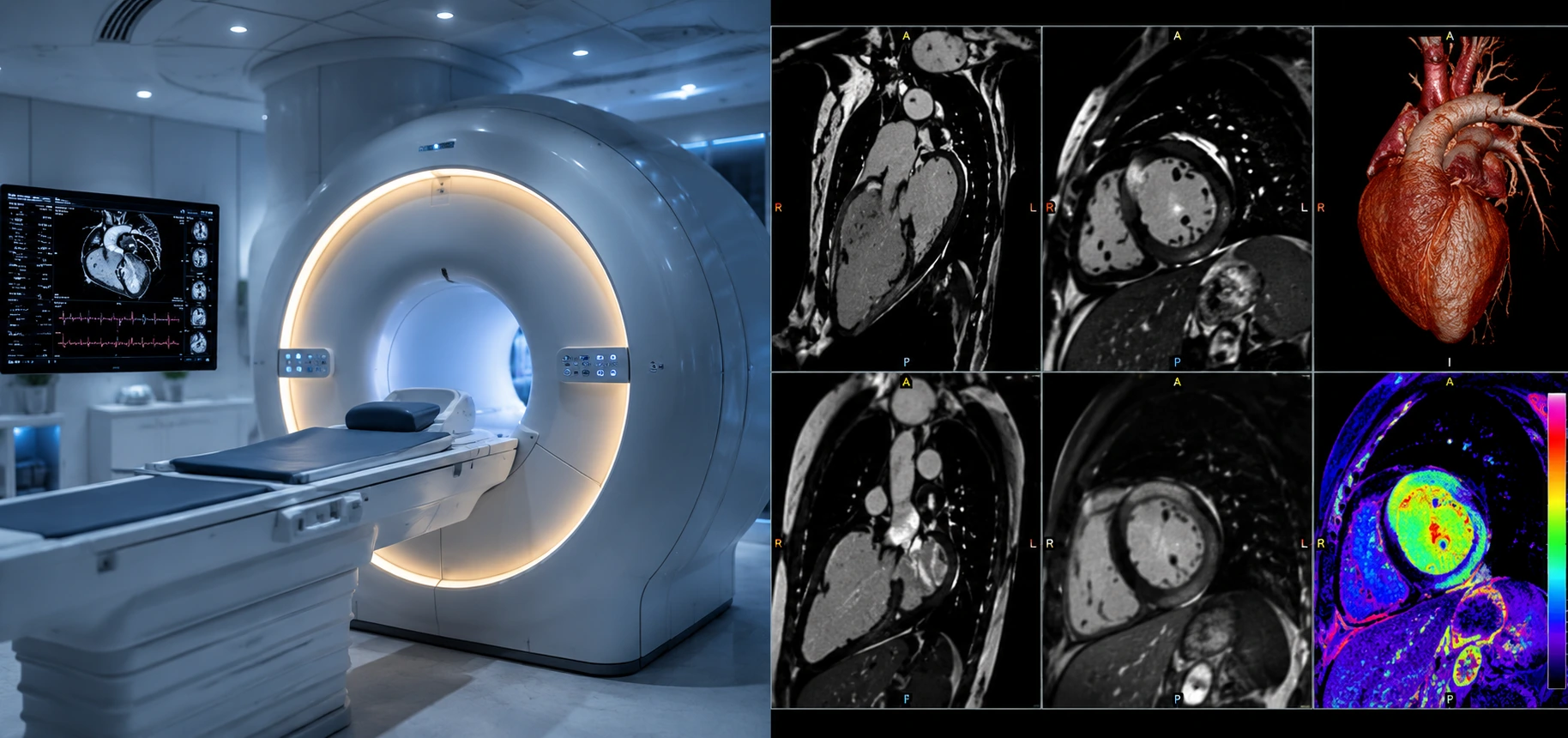 Cardiac MRI for detailed heart imaging