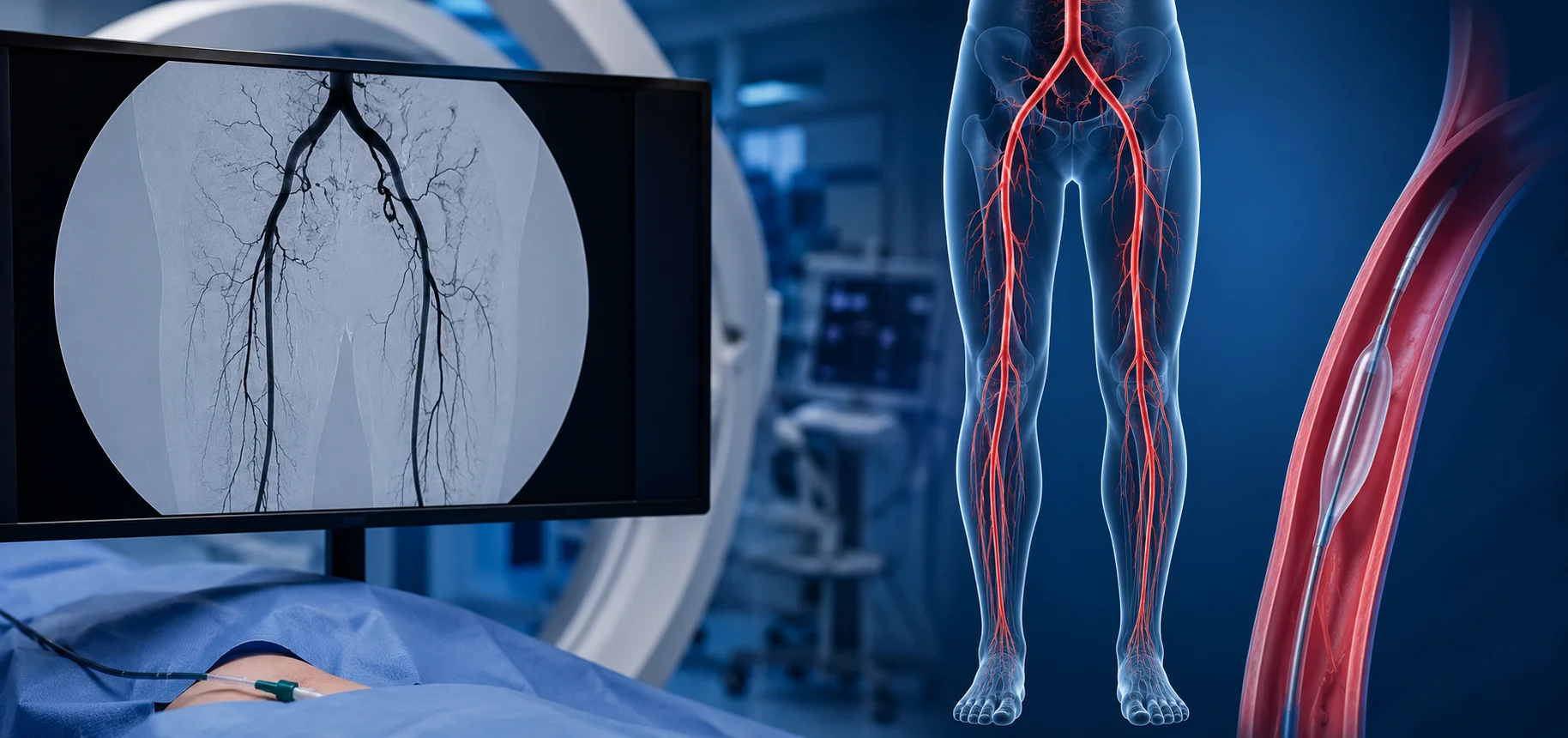 Peripheral Angiogram for vascular assessment
